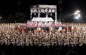 Lantern festival in southwestern Japan