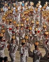 Lantern festival in southwestern Japan