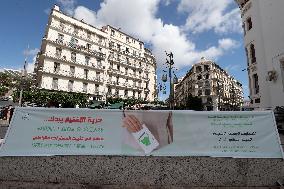 Poster Of The 2024 Presidential Vote In Algeria