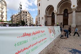 Poster Of The 2024 Presidential Vote In Algeria