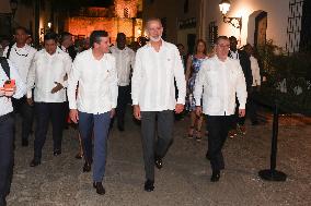 King Felipe VI Visits The Dominican Republic