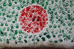 Graffiti With Protest Messages - Dhaka