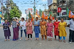 BJP Protest-Kolkata RG Kar Medical College Incident