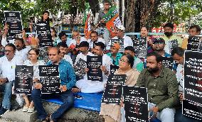 BJP Protest-Kolkata RG Kar Medical College Incident