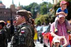 Celebration Of The Polish Army In Krakow