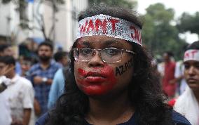 Protest In Kolkata,India,-16 August 2024