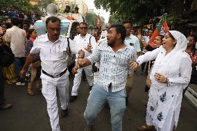 Protest In Kolkata,India,-16 August 2024