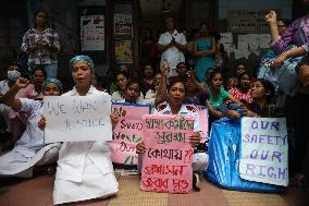 Protest In Kolkata,India,-16 August 2024