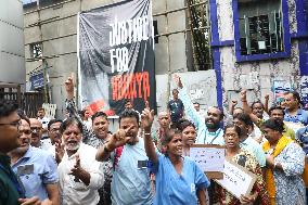 Protest In Kolkata,India,-16 August 2024