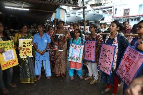 Protest In Kolkata,India,-16 August 2024