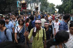 Protest In Kolkata,India,-16 August 2024