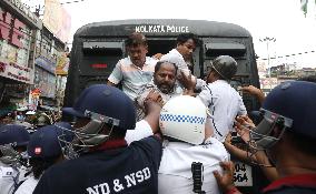 Protest In Kolkata,India,-16 August 2024