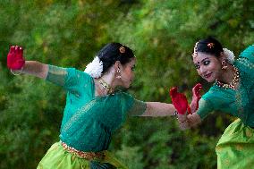 Indian Dancers In Sofia.