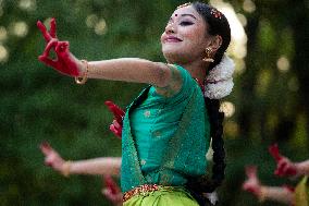 Indian Dancers In Sofia.