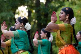 Indian Dancers In Sofia.