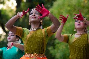 Indian Dancers In Sofia.