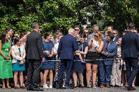 President Biden Departs the White House