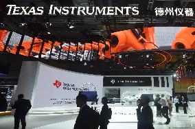 Texas Instruments Booth at The 6th CIIE in Shanghai