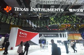 Texas Instruments Booth at The 6th CIIE in Shanghai