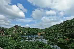 Historic Amer Sagar Lake 'Dam' Overflowing In Jaipur