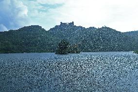 Historic Amer Sagar Lake 'Dam' Overflowing In Jaipur