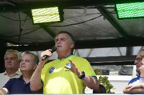 Former President Bolsonaro inaugurates route 22 in Rio Grande do Norte.