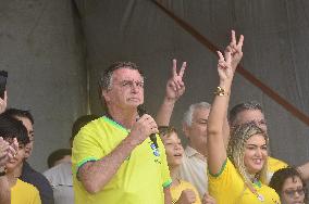 Former President Bolsonaro inaugurates route 22 in Rio Grande do Norte.