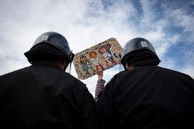 Teachers Protest In Buenos Aires, Argentina