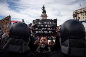 Teachers Protest In Buenos Aires, Argentina