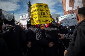 Teachers Protest In Buenos Aires, Argentina