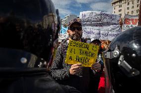 Teachers Protest In Buenos Aires, Argentina