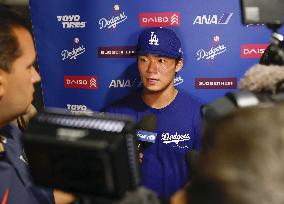 Baseball: Dodgers pitcher Yoshinobu Yamamoto