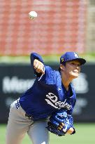 Baseball: Dodgers pitcher Yoshinobu Yamamoto