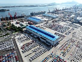 Vehicles Export at Lianyungang Port