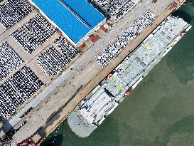 Vehicles Export at Lianyungang Port