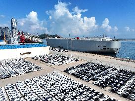 Vehicles Export at Lianyungang Port