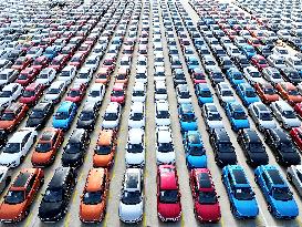 Vehicles Export at Lianyungang Port