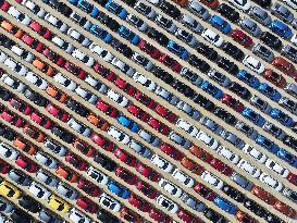 Vehicles Export at Lianyungang Port