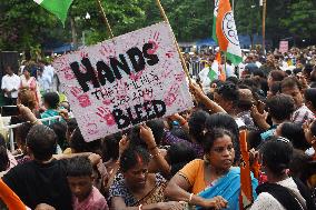 West Bengal Mamata Banerjee Demand Justice For Female Doctor Murdered - Kolkata