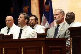 King Felipe VI visits the Dominican Republic