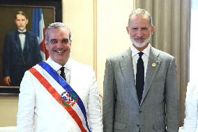 King Felipe VI visits the Dominican Republic