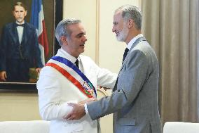 King Felipe VI visits the Dominican Republic