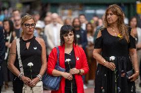 Tribute to the victims of the 17Augsut 2017 attack in Barcelona