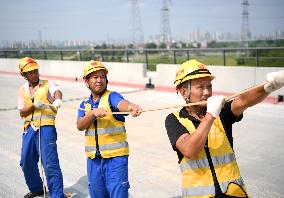 Beijing-hong Kong High-speed Railway Construction