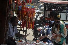 Selling Of Rakhi Ahead Of Rakhi Festival