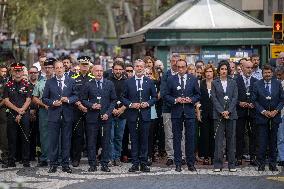 Politics pay tribute to victims of the 17A attack in Barcelona