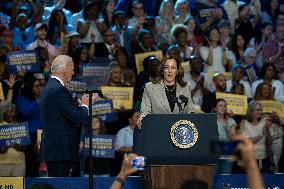 Harris And Biden Make First Joint Appearance Since Ticket Change - Maryland