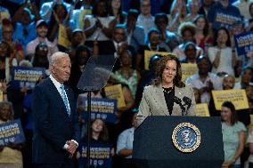 Harris And Biden Make First Joint Appearance Since Ticket Change - Maryland