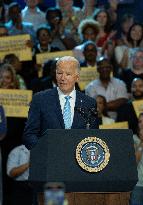 Harris And Biden Make First Joint Appearance Since Ticket Change - Maryland