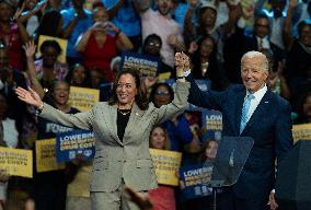 Harris And Biden Make First Joint Appearance Since Ticket Change - Maryland